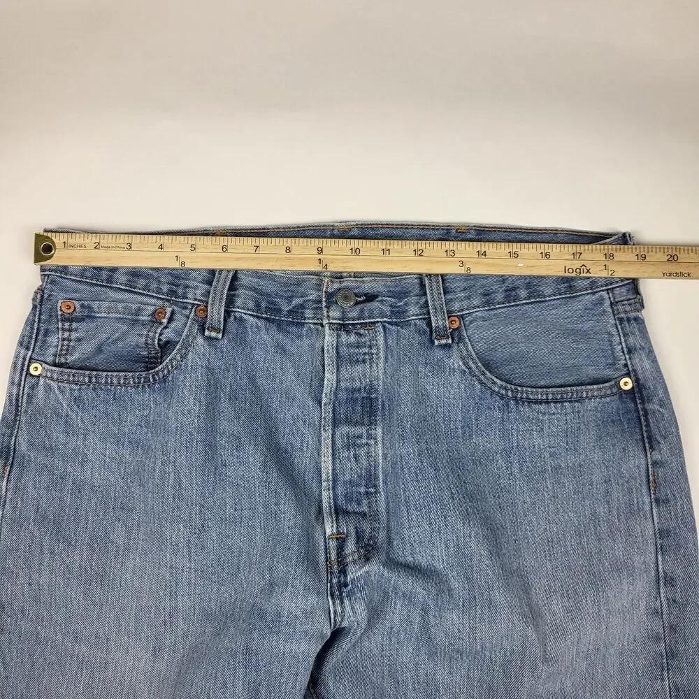 Levi's 501 Jeans Straight Leg Button Fly 38X29